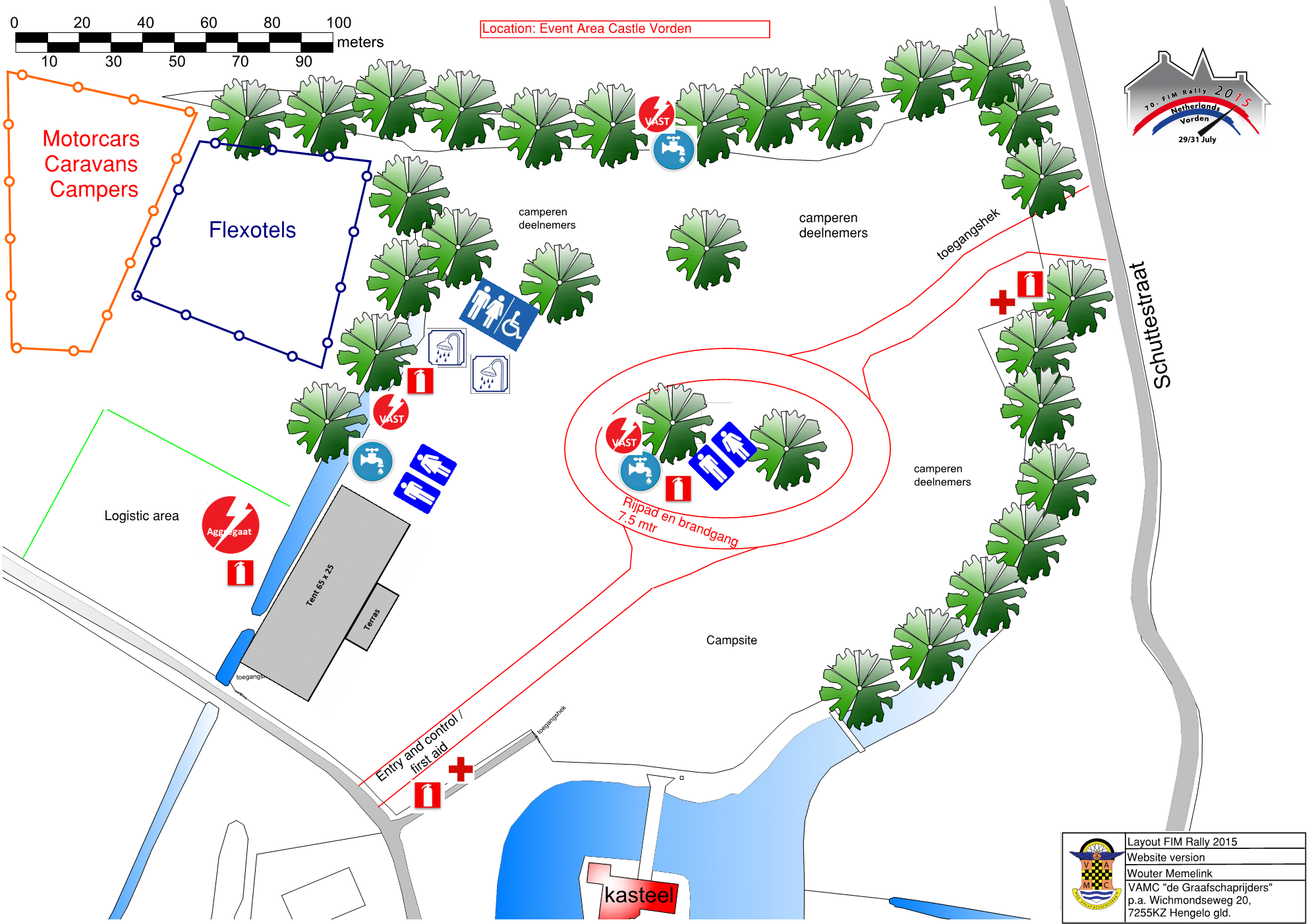 FIM Rally 2015 - General info and layout Rally Centre